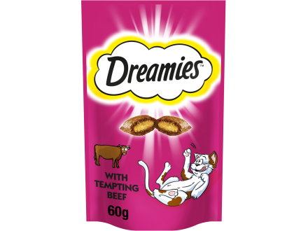 DREAMIES Cat Treats with Beef 60g