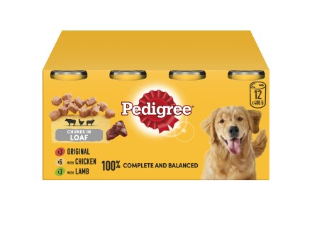 PEDIGREE Dog Tins Mixed Selection in Loaf 12x400g