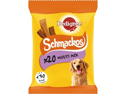 PEDIGREE Schmackos Dog Treats Meat Variety 20 Stick