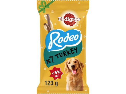 PEDIGREE Christmas Rodeo Dog Treats with Turkey 7 Stick