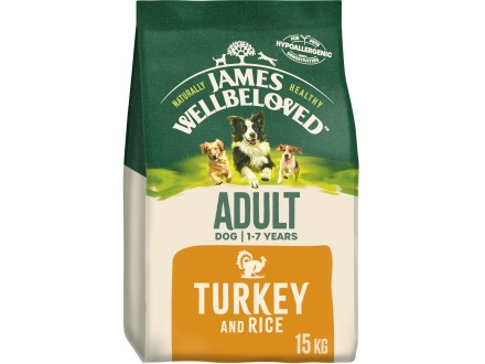 James Wellbeloved Adult Turkey & Rice 15kg