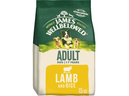 James Wellbeloved Adult Lamb & Rice 15kg