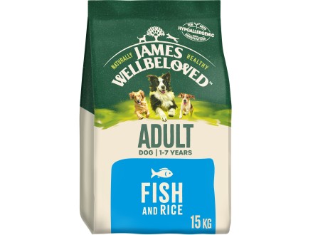 James Wellbeloved Adult Fish & Rice 15kg