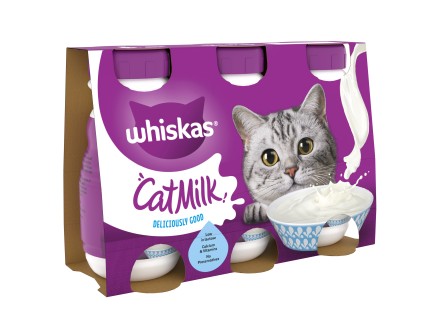 WHISKAS Cat Milk 3 Pack 3x200ml