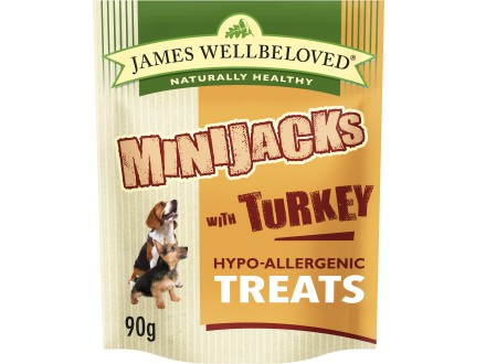 James Wellbeloved Turkey Minijacks 90g